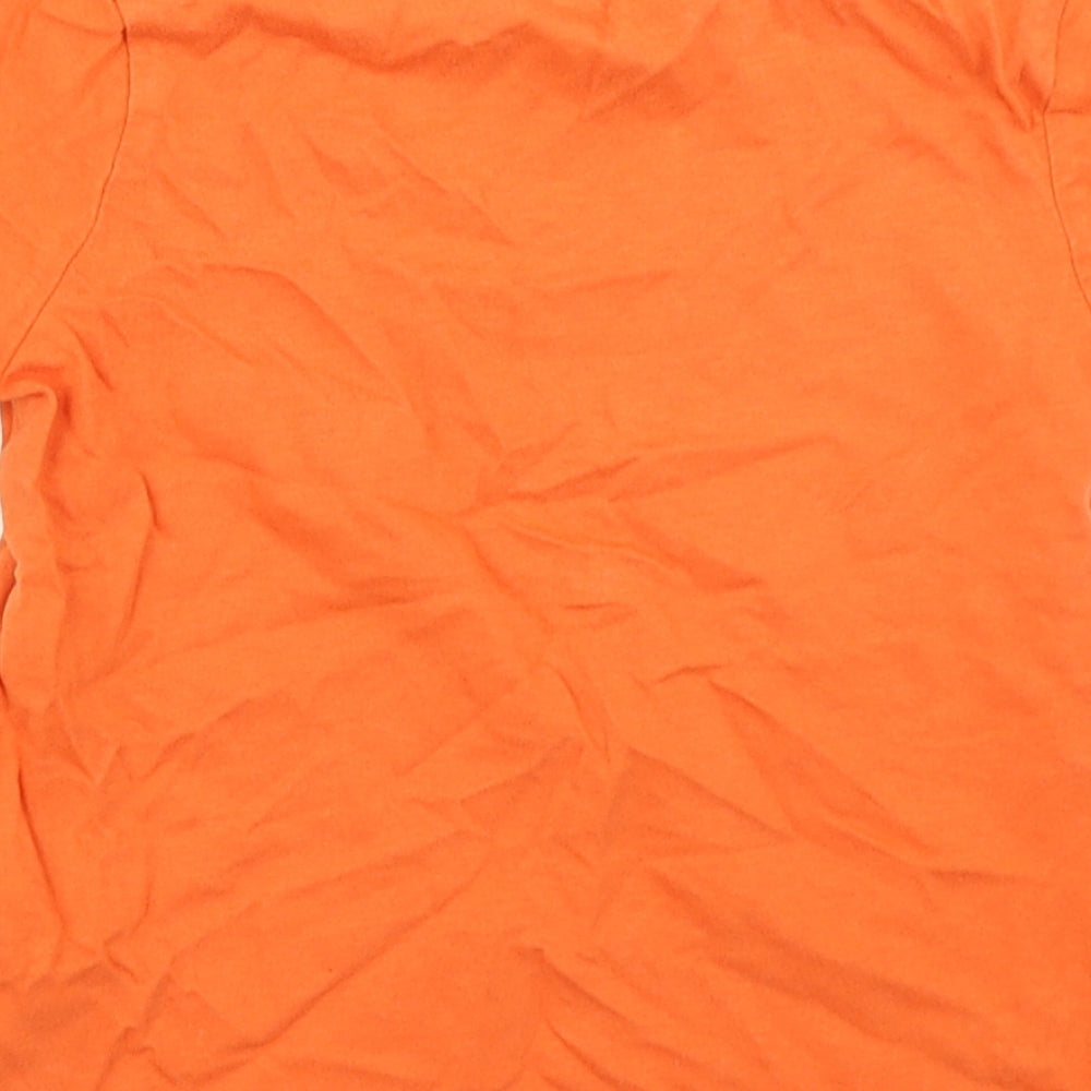 George Boys Orange   Basic T-Shirt Size 2-3 Years