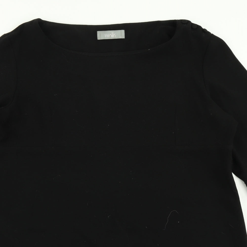 Wallis Womens Black   A-Line  Size 18