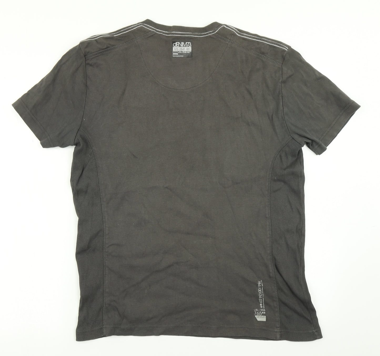 Denim 73 Mens Grey    T-Shirt Size L