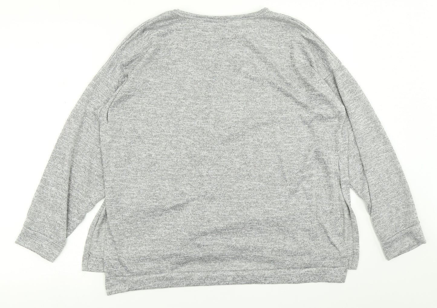 Boohoo Womens Grey   Basic T-Shirt Size 14