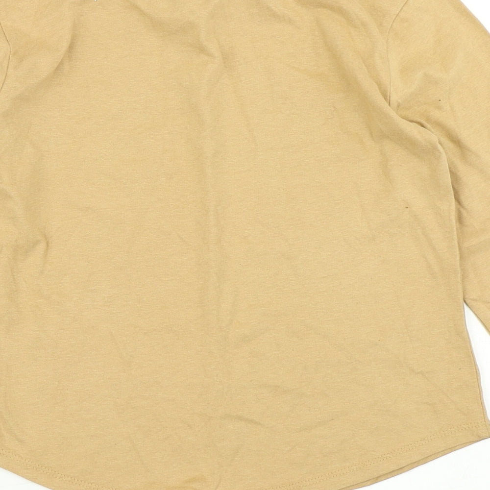 Matalan Girls Brown   Basic T-Shirt Size 10 Years