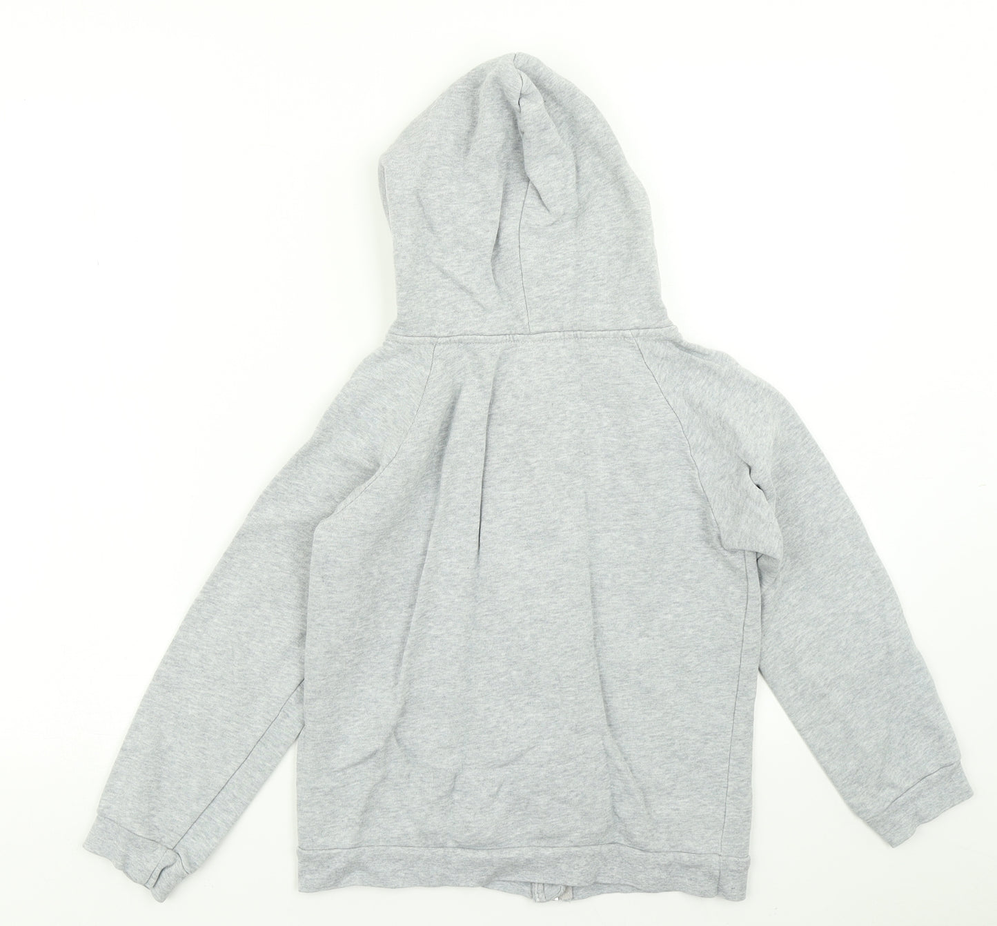 Popupshop Girls Grey   Full Zip Hoodie Size 8-9 Years