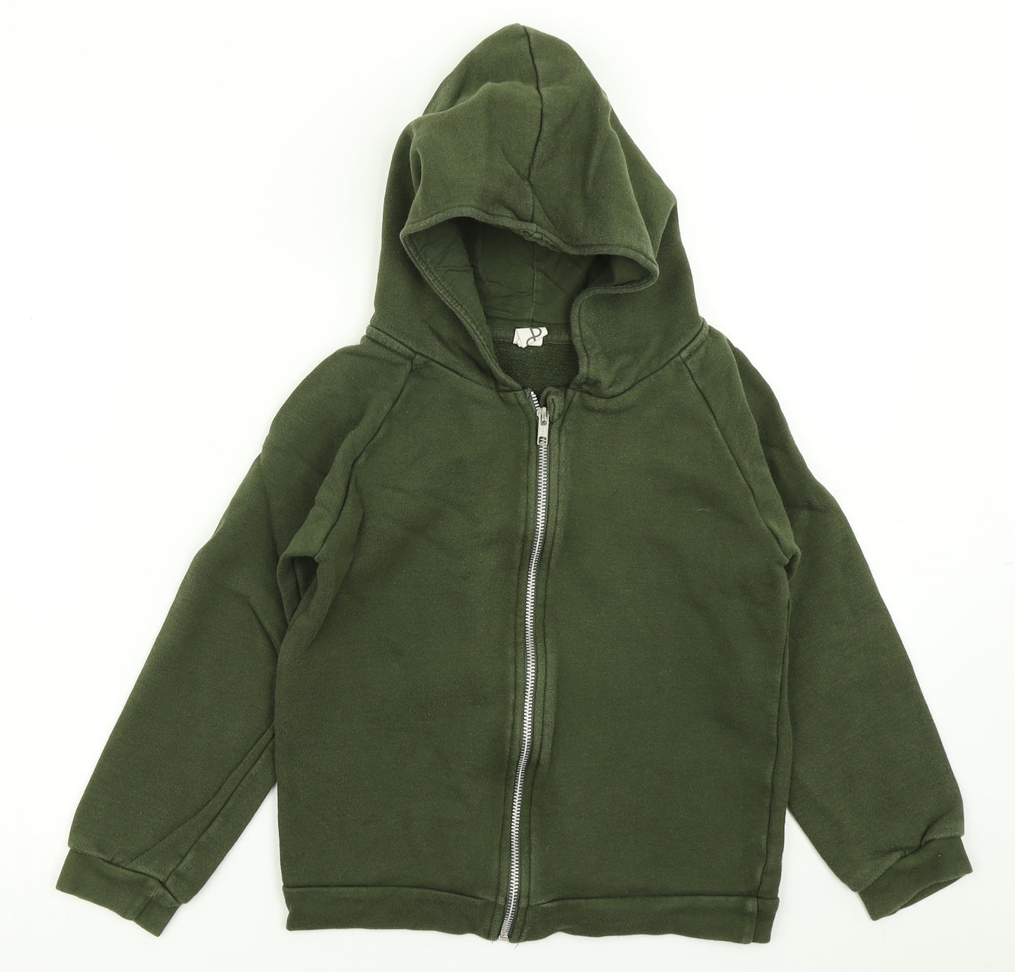 Popupshop Boys Green   Full Zip Hoodie Size 8-9 Years