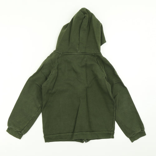 Popupshop Boys Green   Full Zip Hoodie Size 8-9 Years