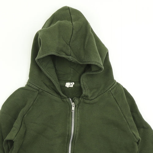 Popupshop Boys Green   Full Zip Hoodie Size 8-9 Years