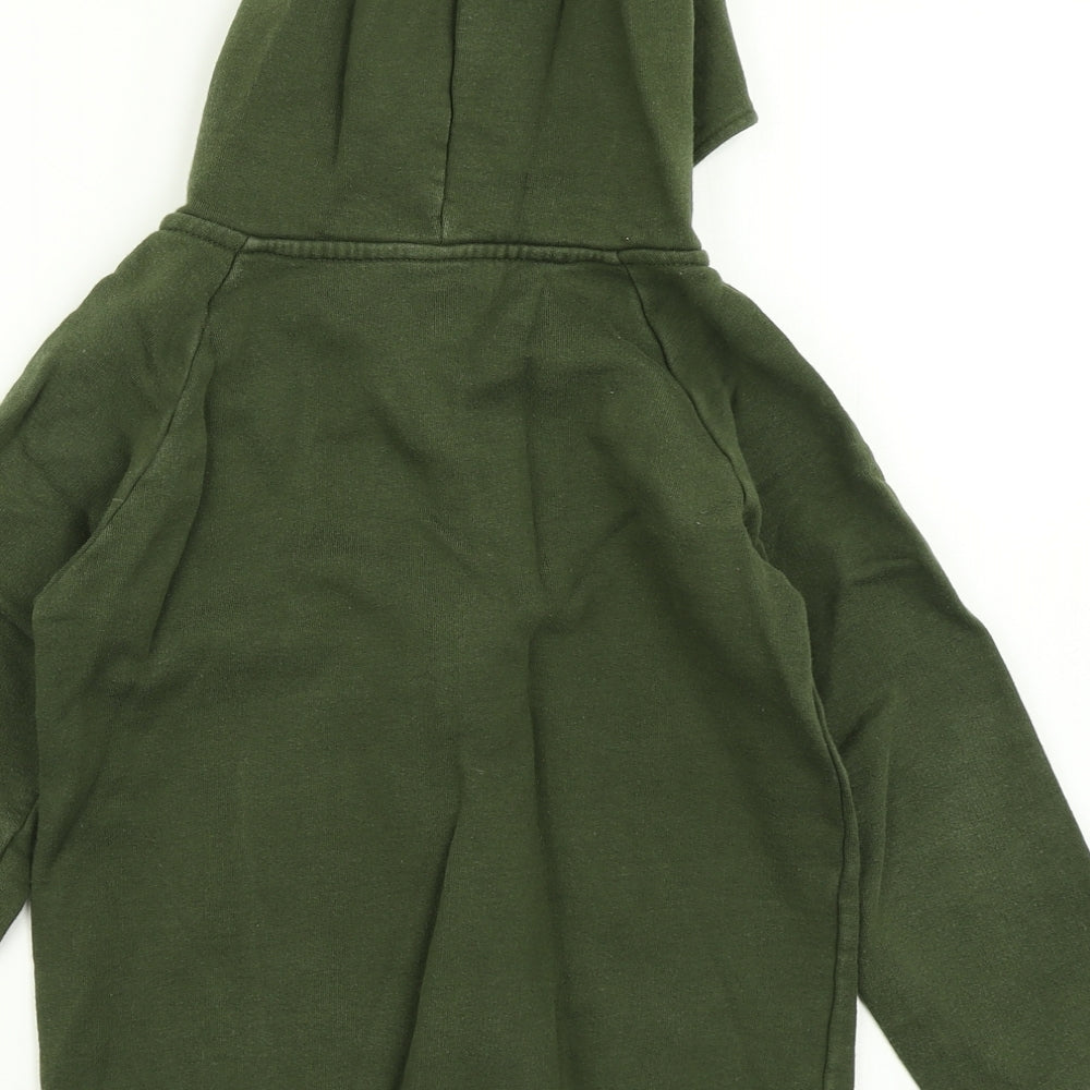 Popupshop Boys Green   Full Zip Hoodie Size 8-9 Years