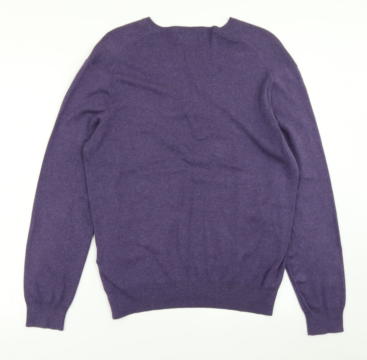 Polo by Ralph Lauren Mens Purple  Knit Pullover Jumper Size M