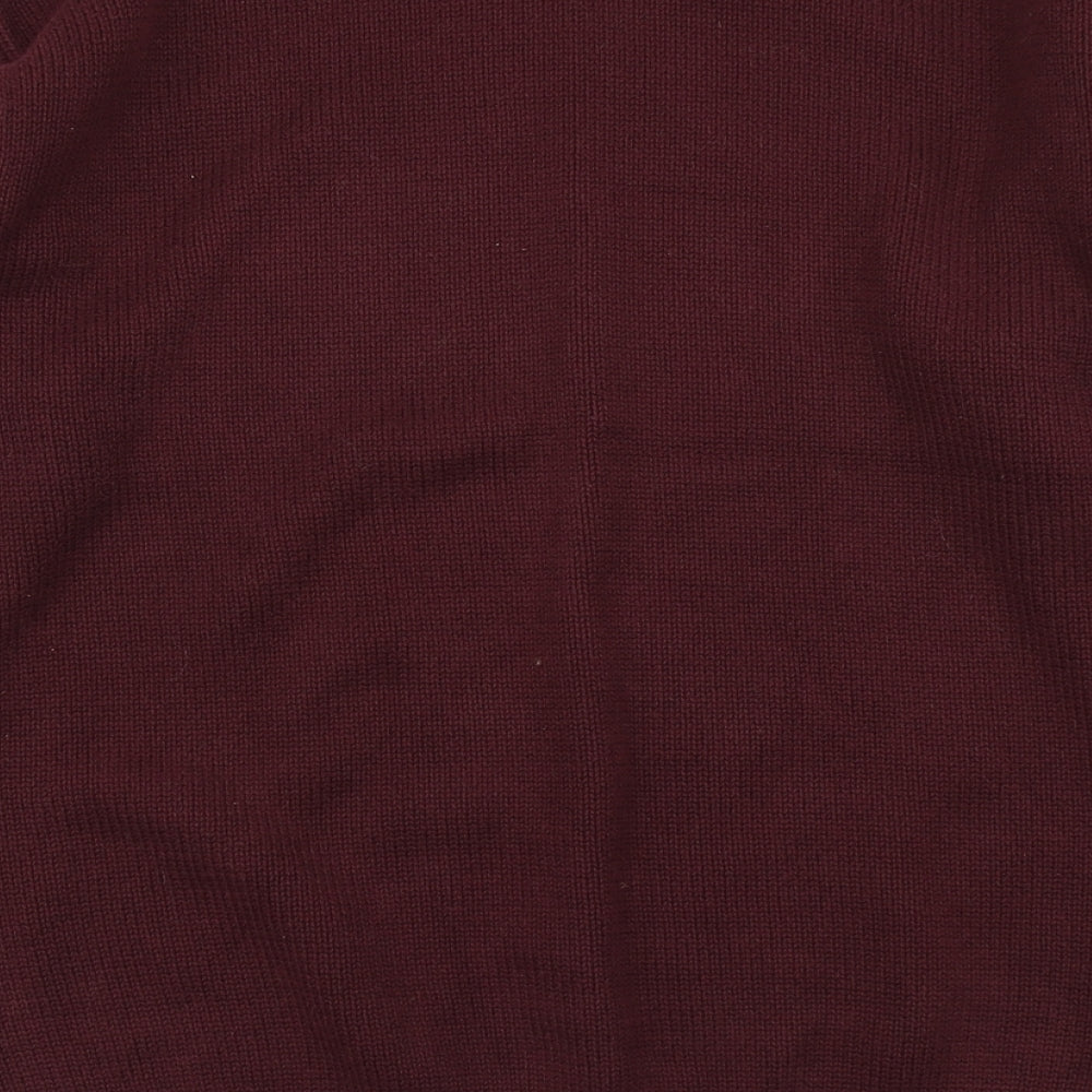 Tommy Hilfiger Mens Red  Knit Pullover Jumper Size M