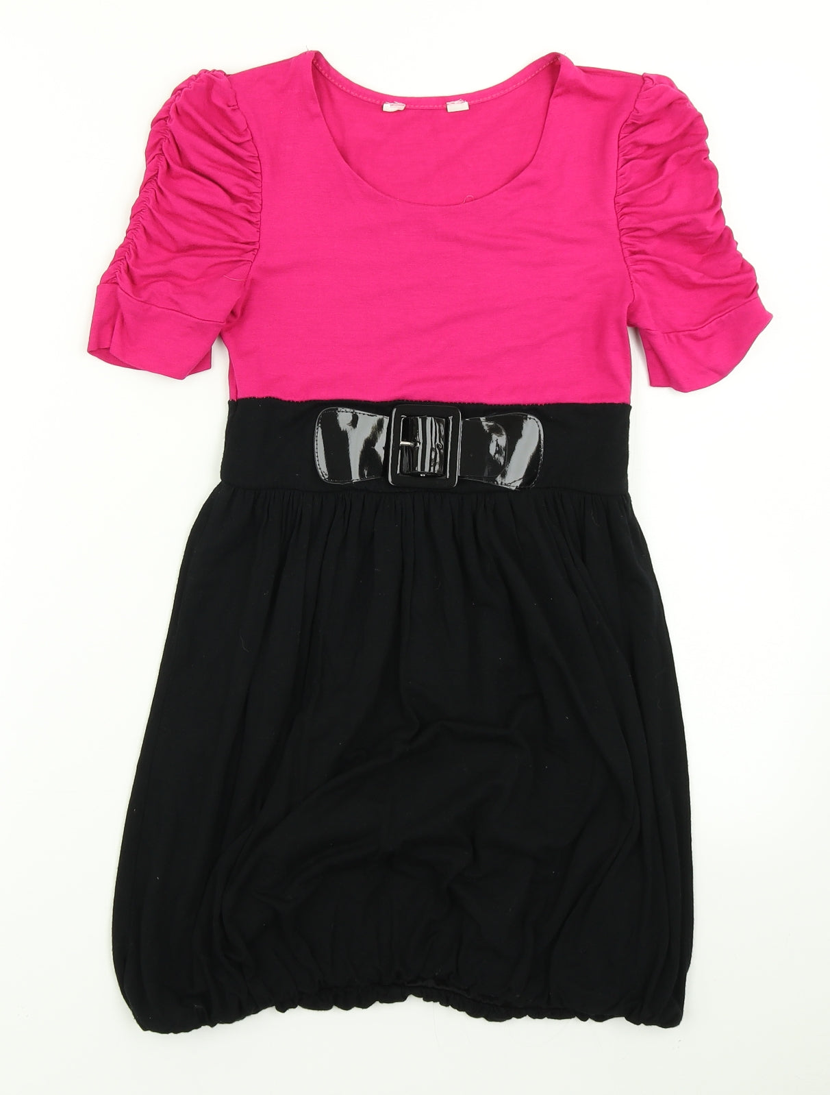 Tammy Girls Pink Colourblock  Skater Dress  Size 10-11 Years