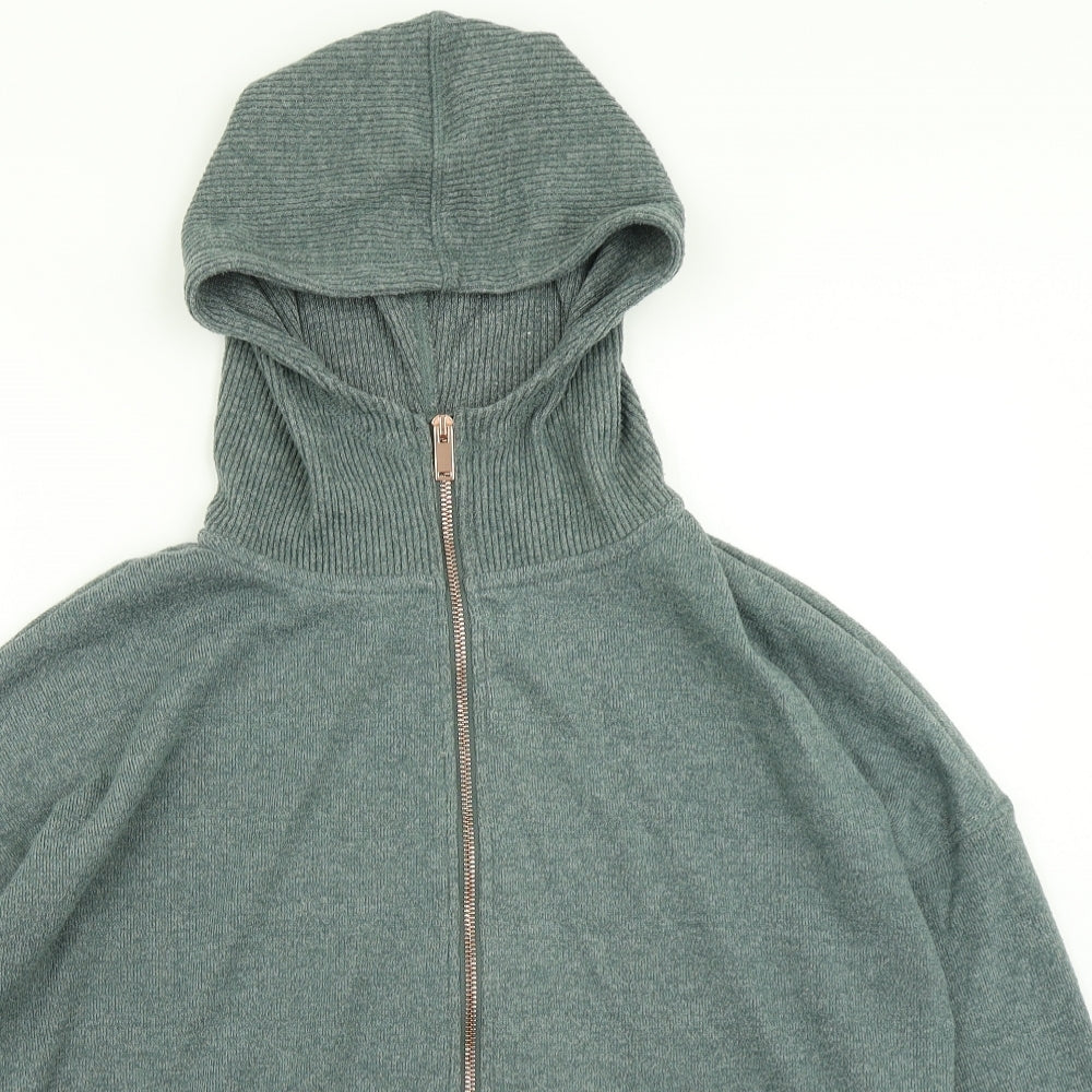 NEXT Womens Green   Full Zip Hoodie Size 12