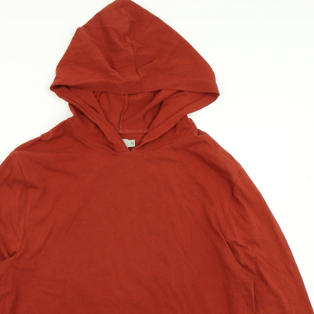ASOS Mens Orange   Pullover Hoodie Size XL