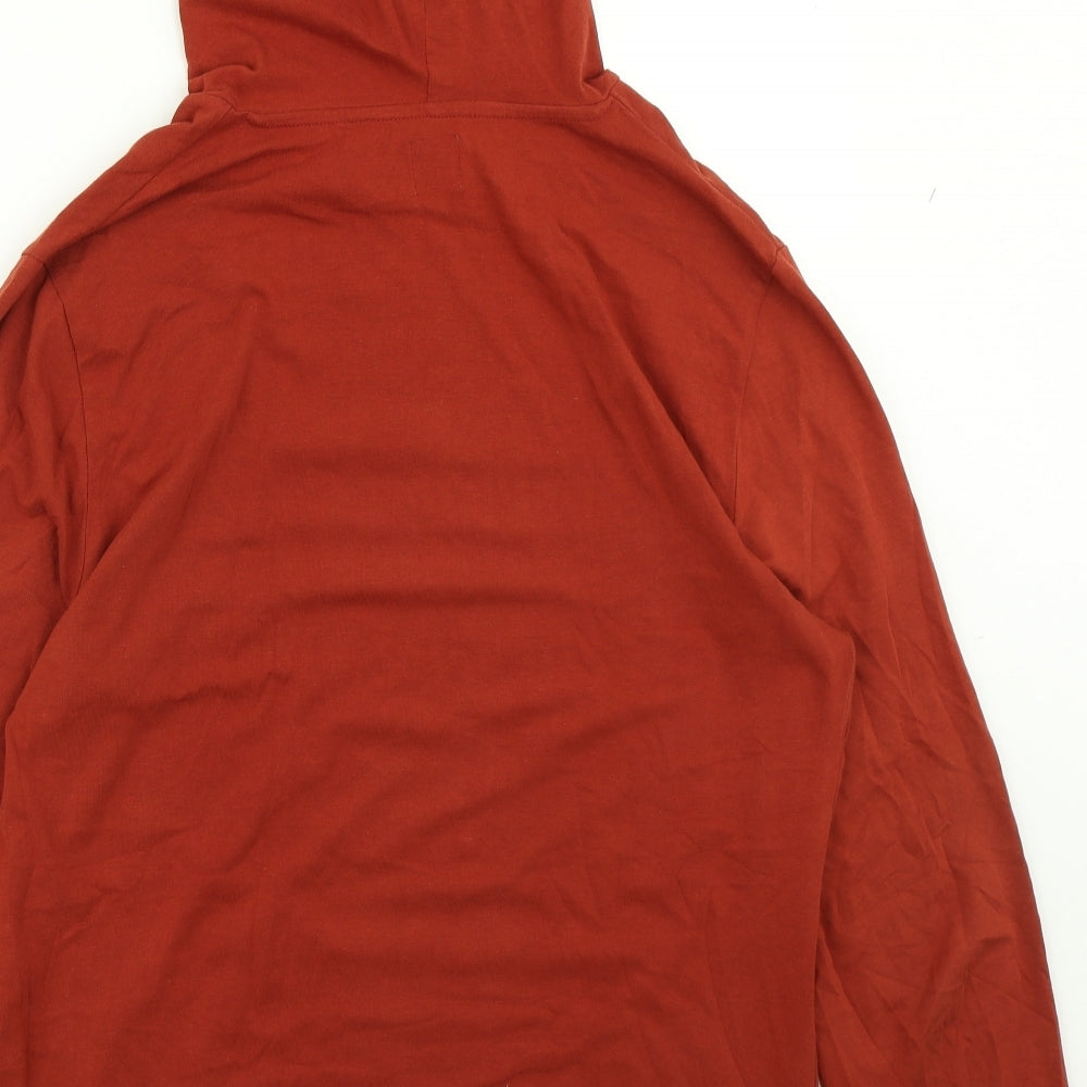 ASOS Mens Orange   Pullover Hoodie Size XL