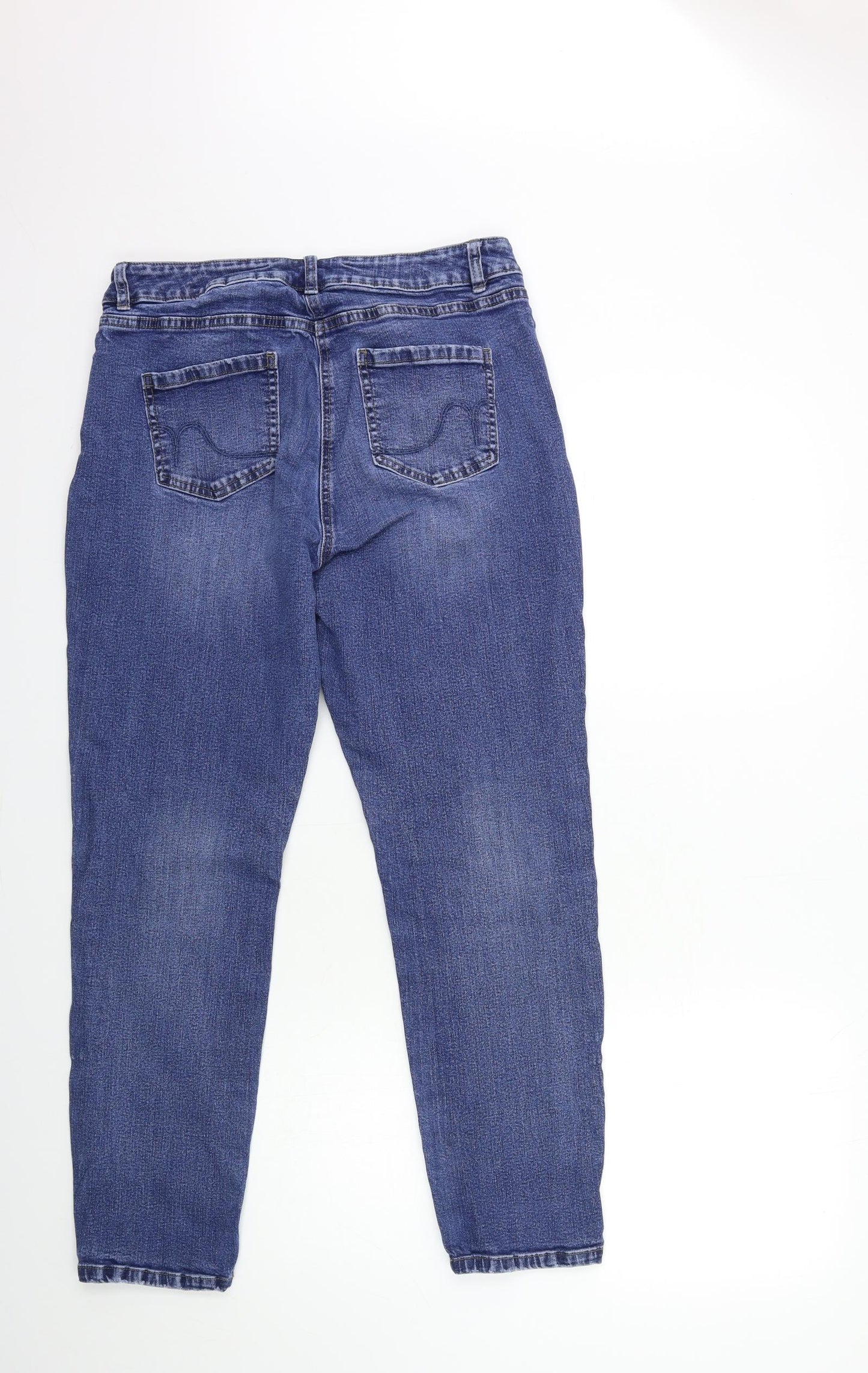 NEXT Womens Blue  Denim Skinny Jeans Size 14 L28 in