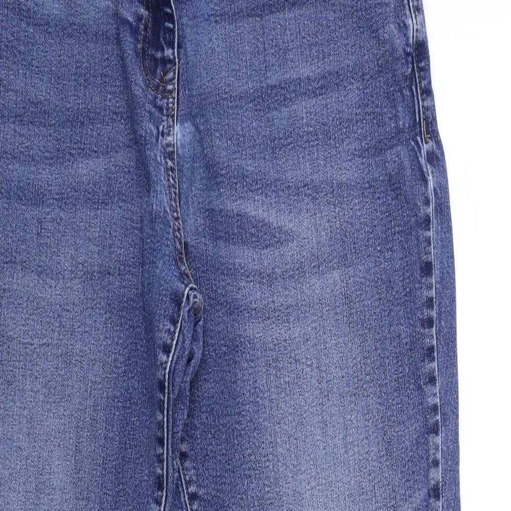 NEXT Womens Blue  Denim Skinny Jeans Size 14 L28 in