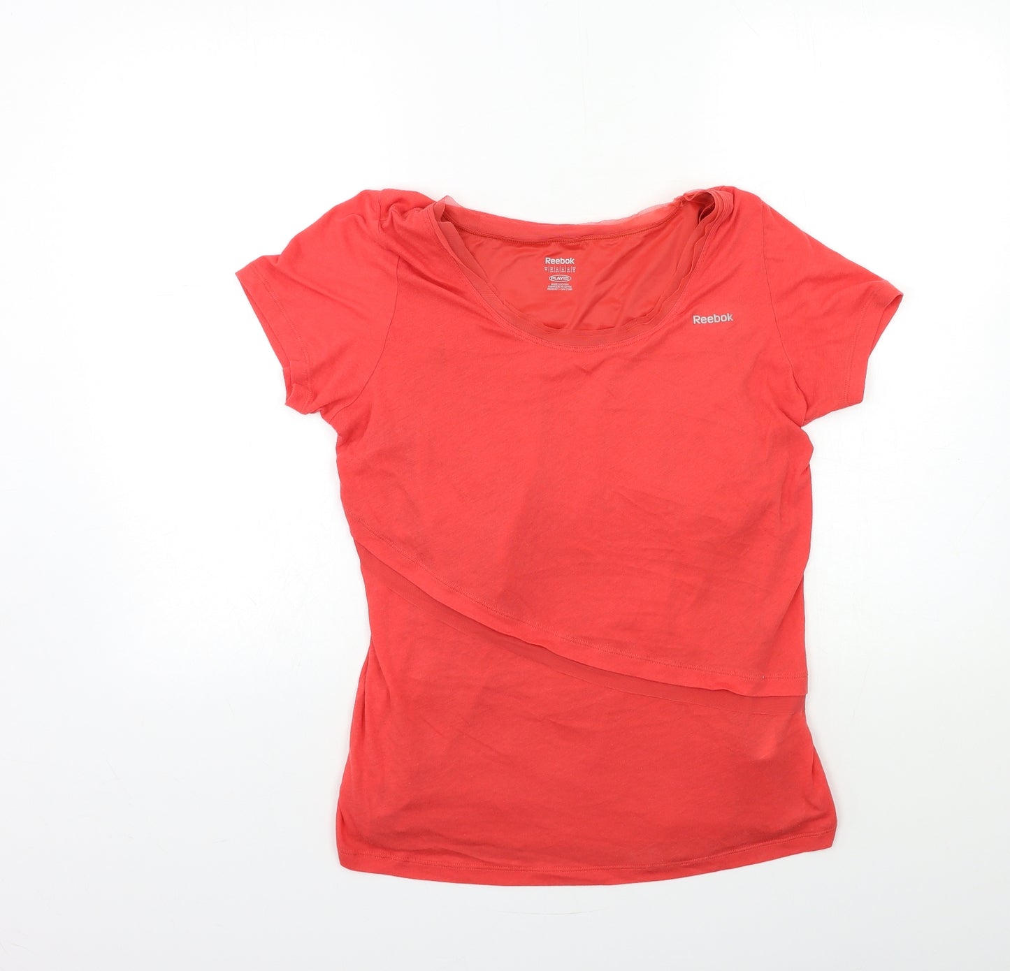 Reebok Womens Red   Basic T-Shirt Size M