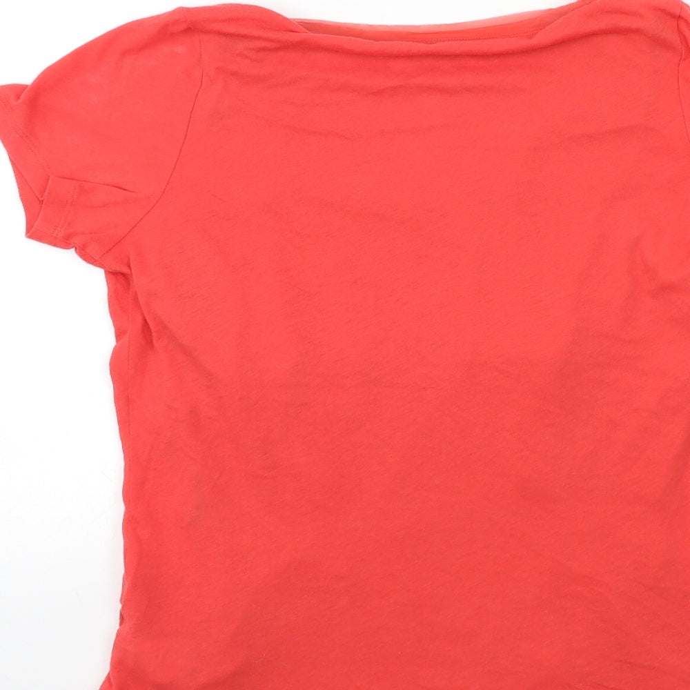 Reebok Womens Red   Basic T-Shirt Size M