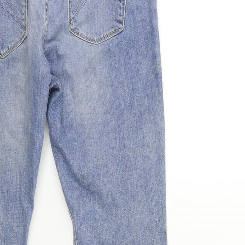 Topshop Womens Blue  Denim Skinny Jeans Size 32 in L32 in