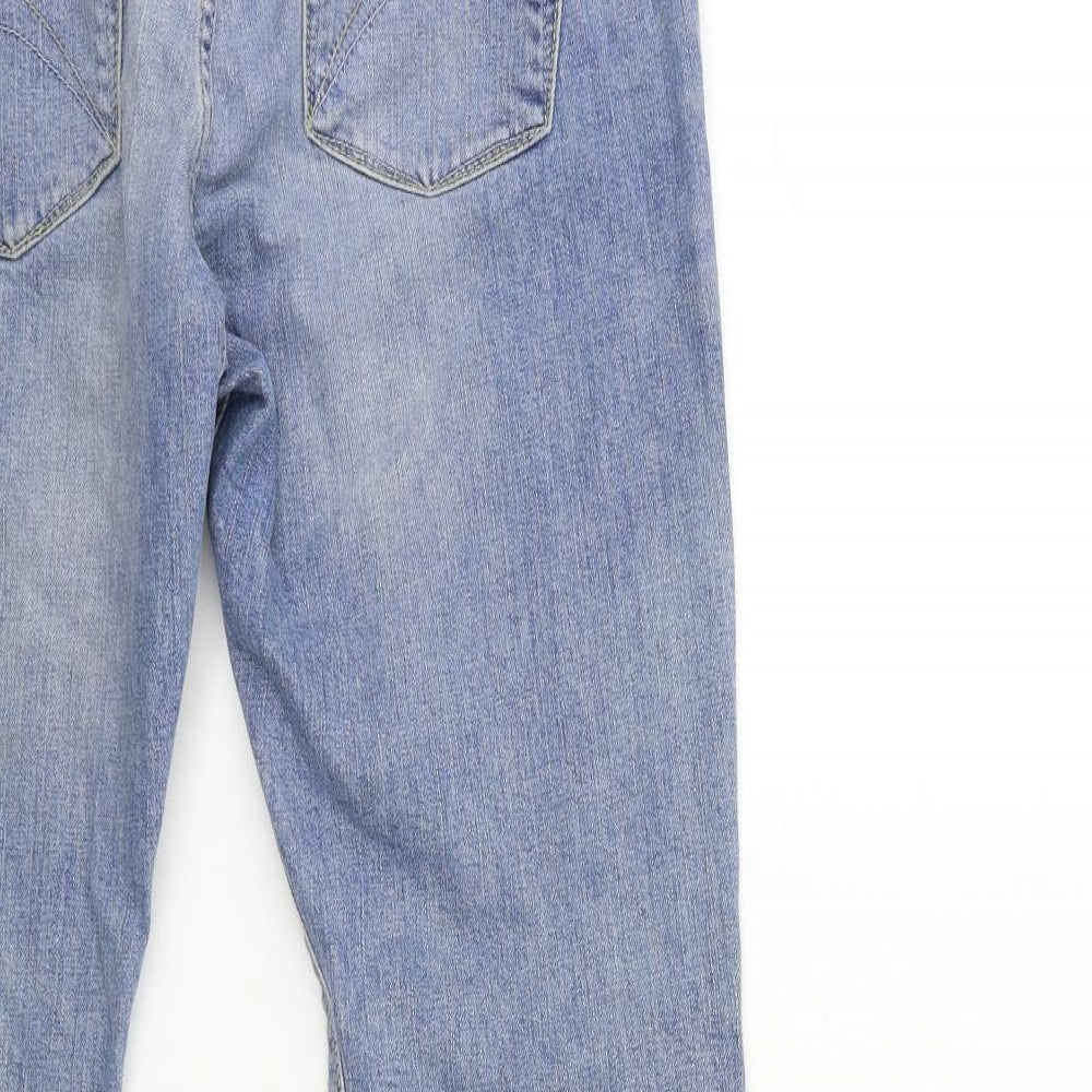 Topshop Womens Blue  Denim Skinny Jeans Size 32 in L32 in