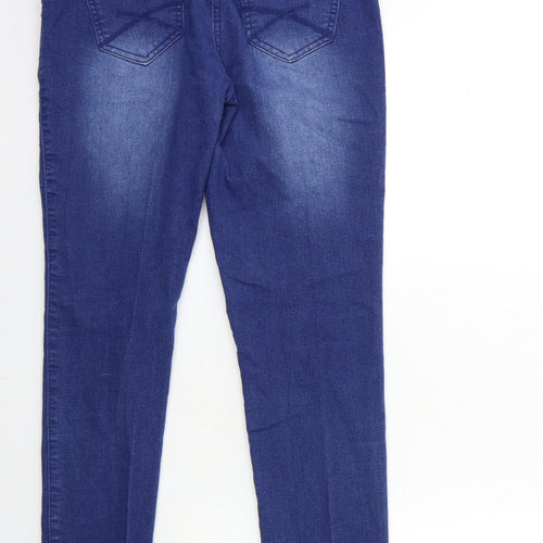 TU Womens Blue  Denim Jegging Jeans Size 12 L29 in