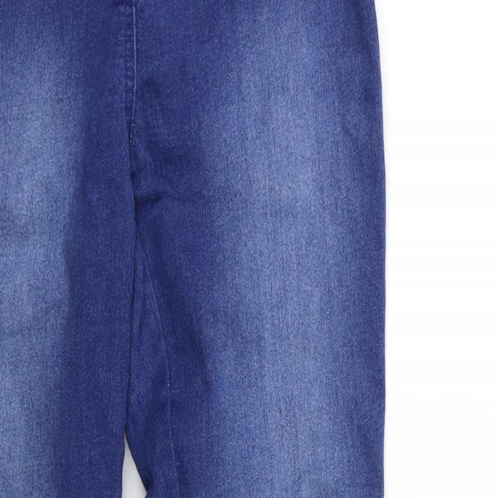 TU Womens Blue  Denim Jegging Jeans Size 12 L29 in