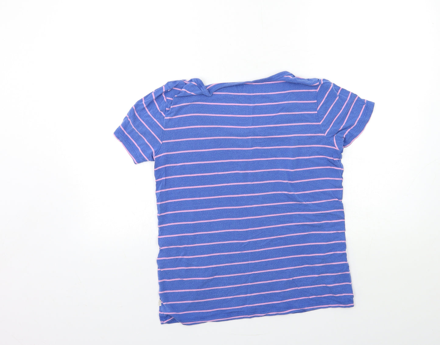Levi's Womens Blue Striped  Basic T-Shirt Size M