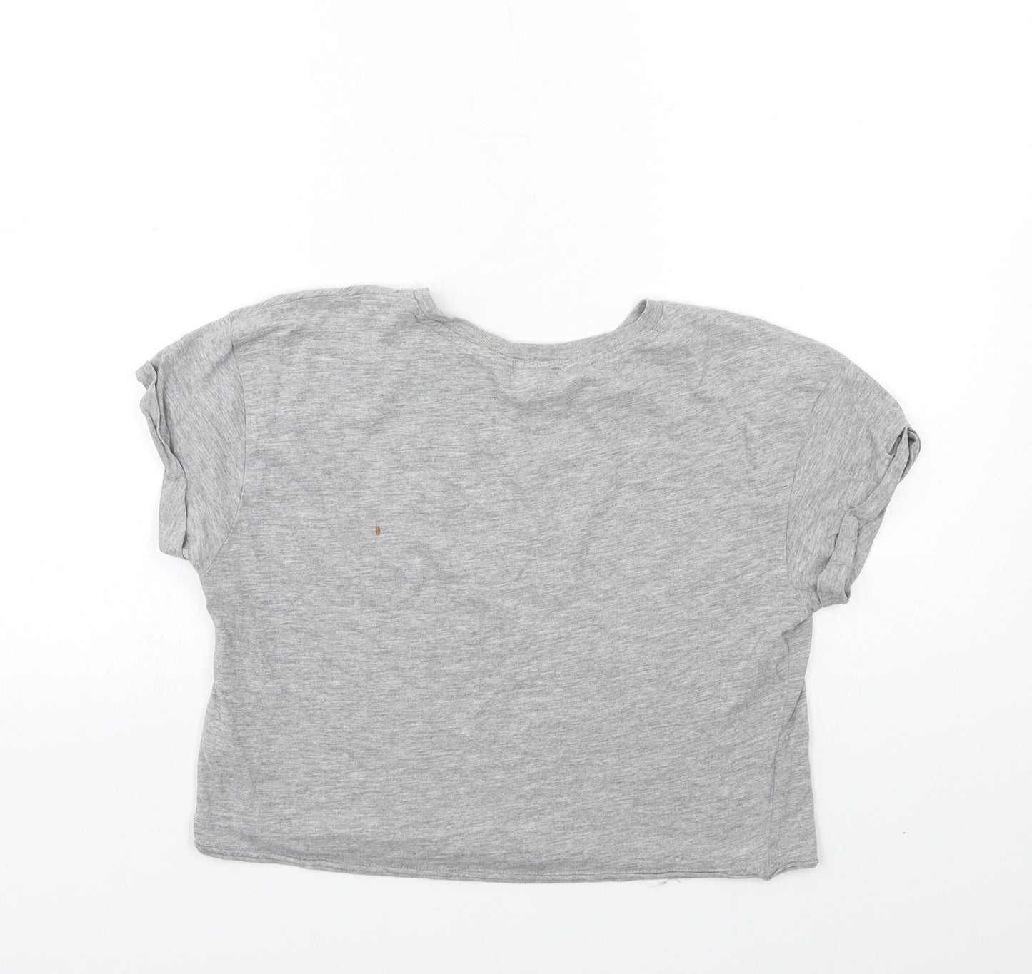 New Look Girls Grey   Basic T-Shirt Size 14 Years  - boring next