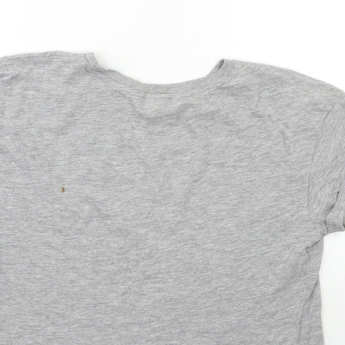 New Look Girls Grey   Basic T-Shirt Size 14 Years  - boring next