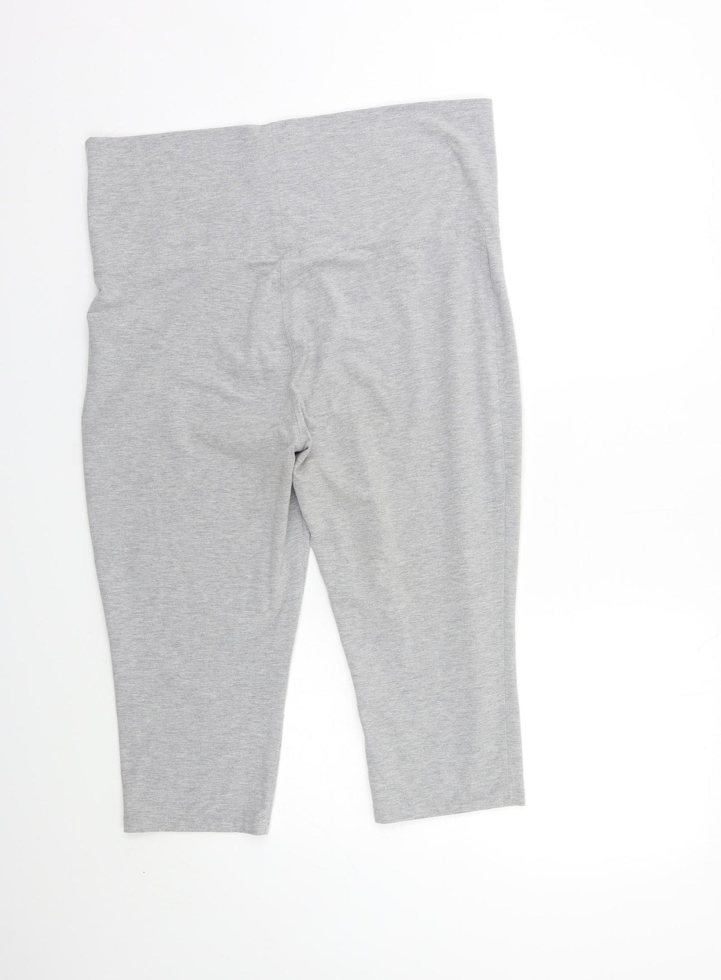 TU Womens Grey   Cropped Leggings Size 16 L19 in