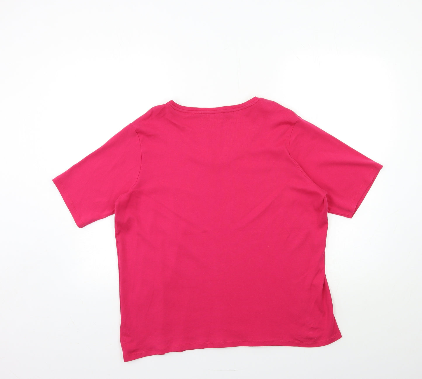 CAPSULE Womens Pink   Basic T-Shirt Size 24