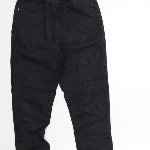 Papaya Womens Black  Denim Jegging Jeans Size 8 L26 in