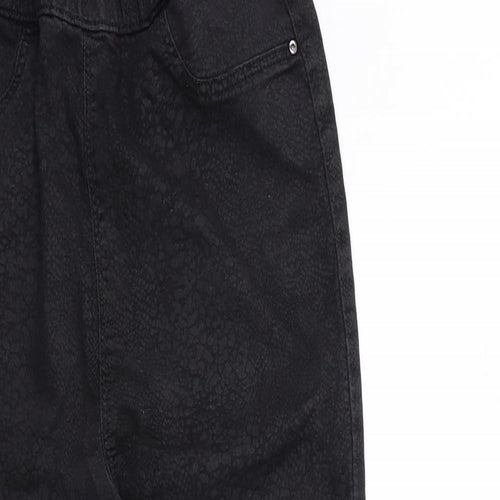 Papaya Womens Black  Denim Jegging Jeans Size 8 L26 in
