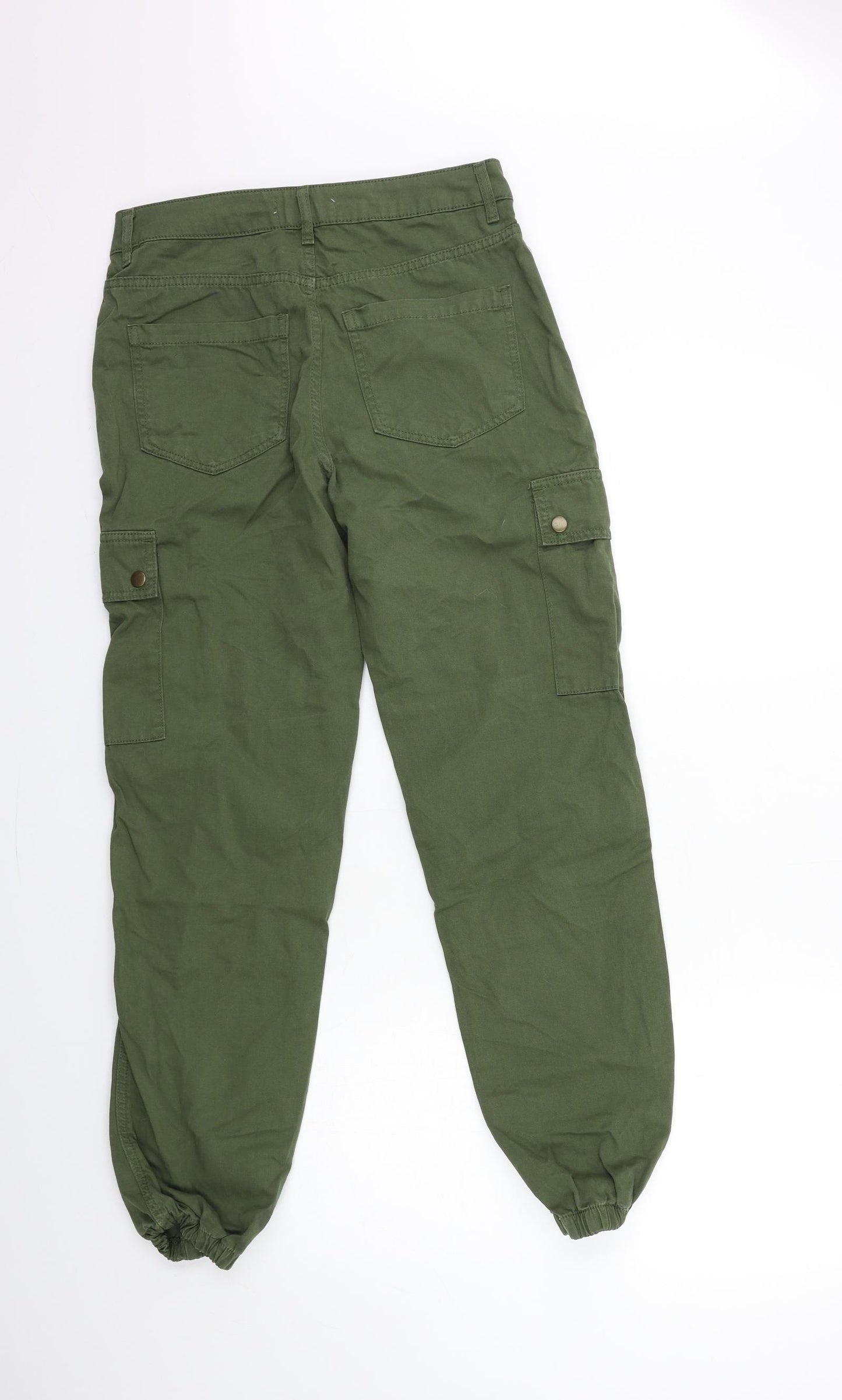 New Look Womens Green   Cargo Trousers Size 10 L28 in