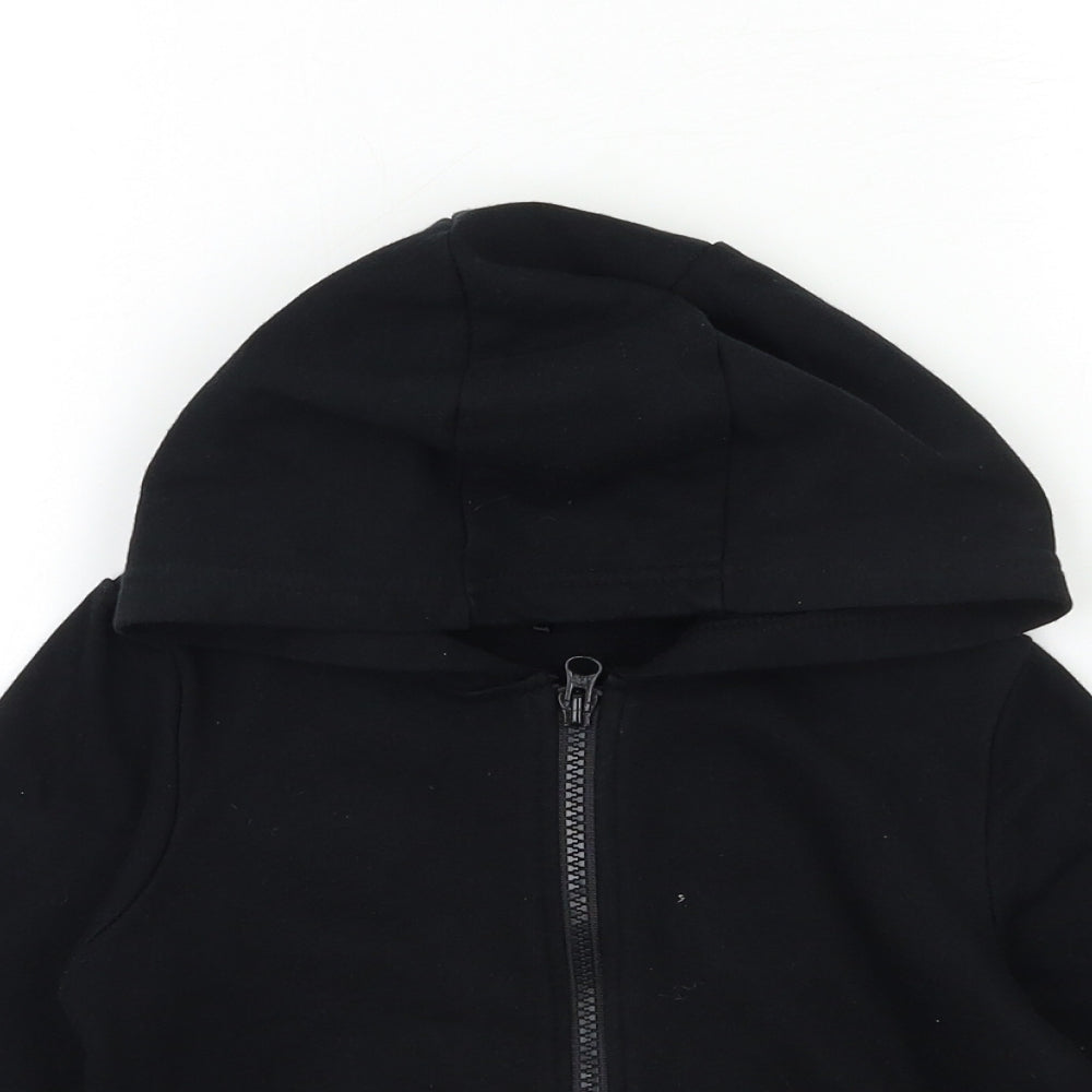 George Boys Black   Full Zip Hoodie Size 4 Years