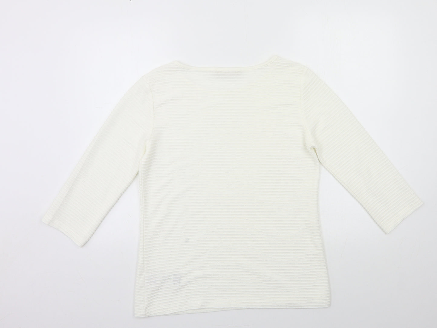 belly barclay Womens White   Pullover Jumper Size 12