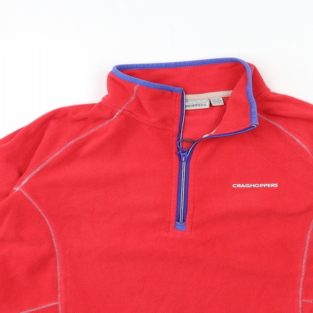 Craghoppers Womens Red  Fleece Jacket  Size 14
