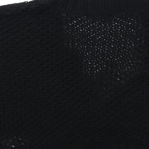 F&F Womens Black  Knit Cardigan Jumper Size 12