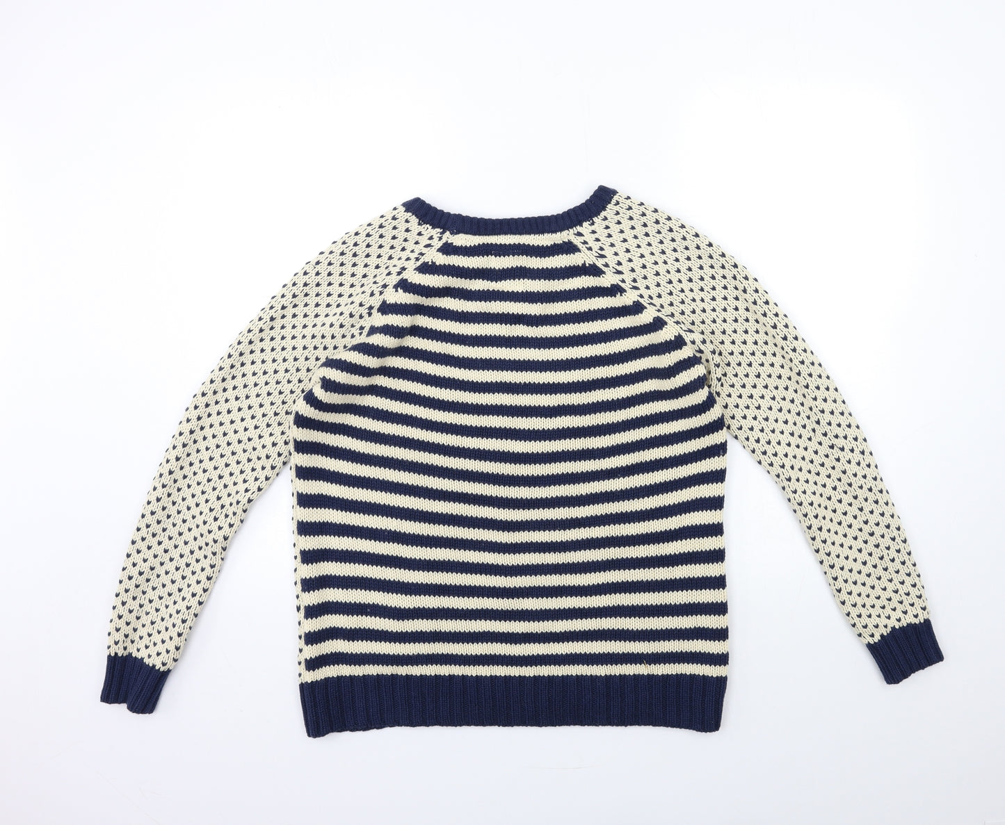 MANTARAY PRODUCTS Womens Beige Geometric Knit Pullover Jumper Size 16