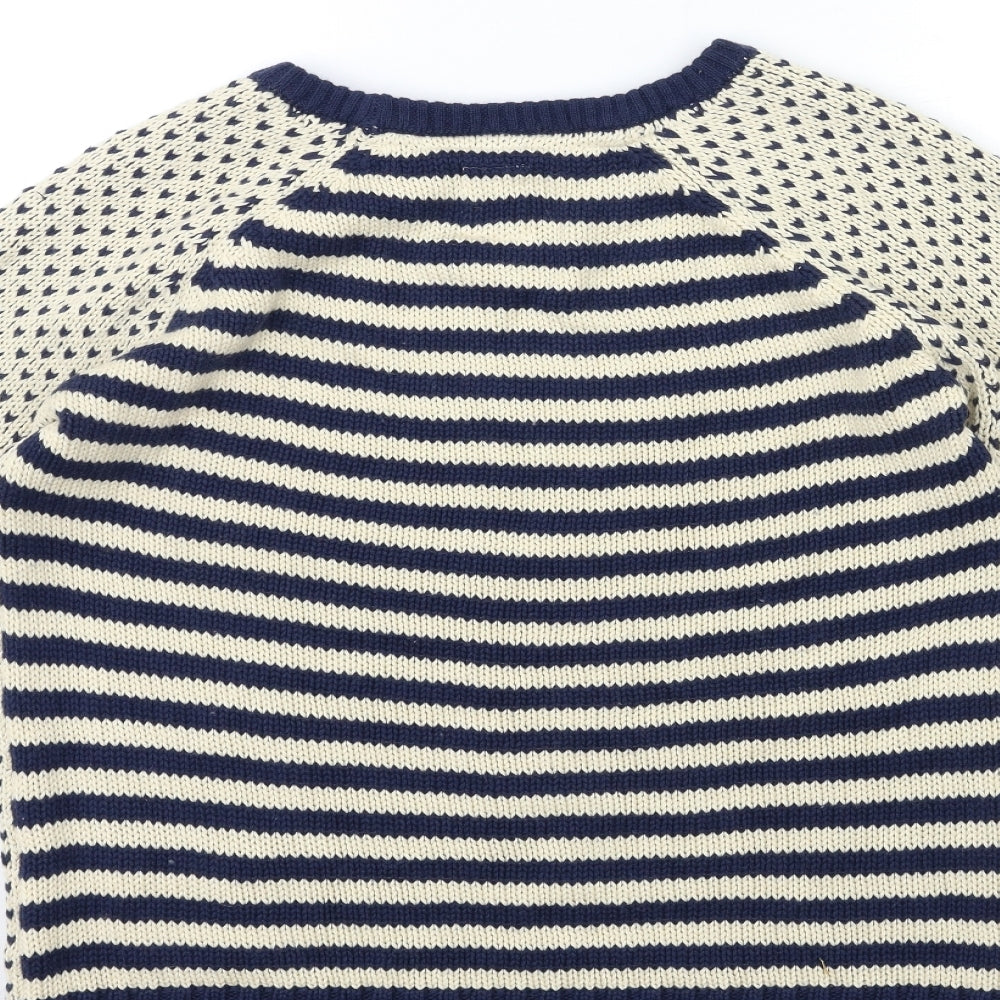 MANTARAY PRODUCTS Womens Beige Geometric Knit Pullover Jumper Size 16