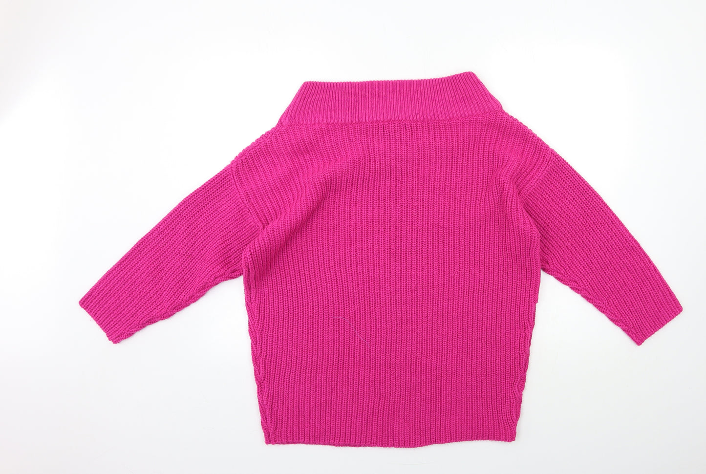 New Look Womens Pink  Knit Pullover Jumper Size 18