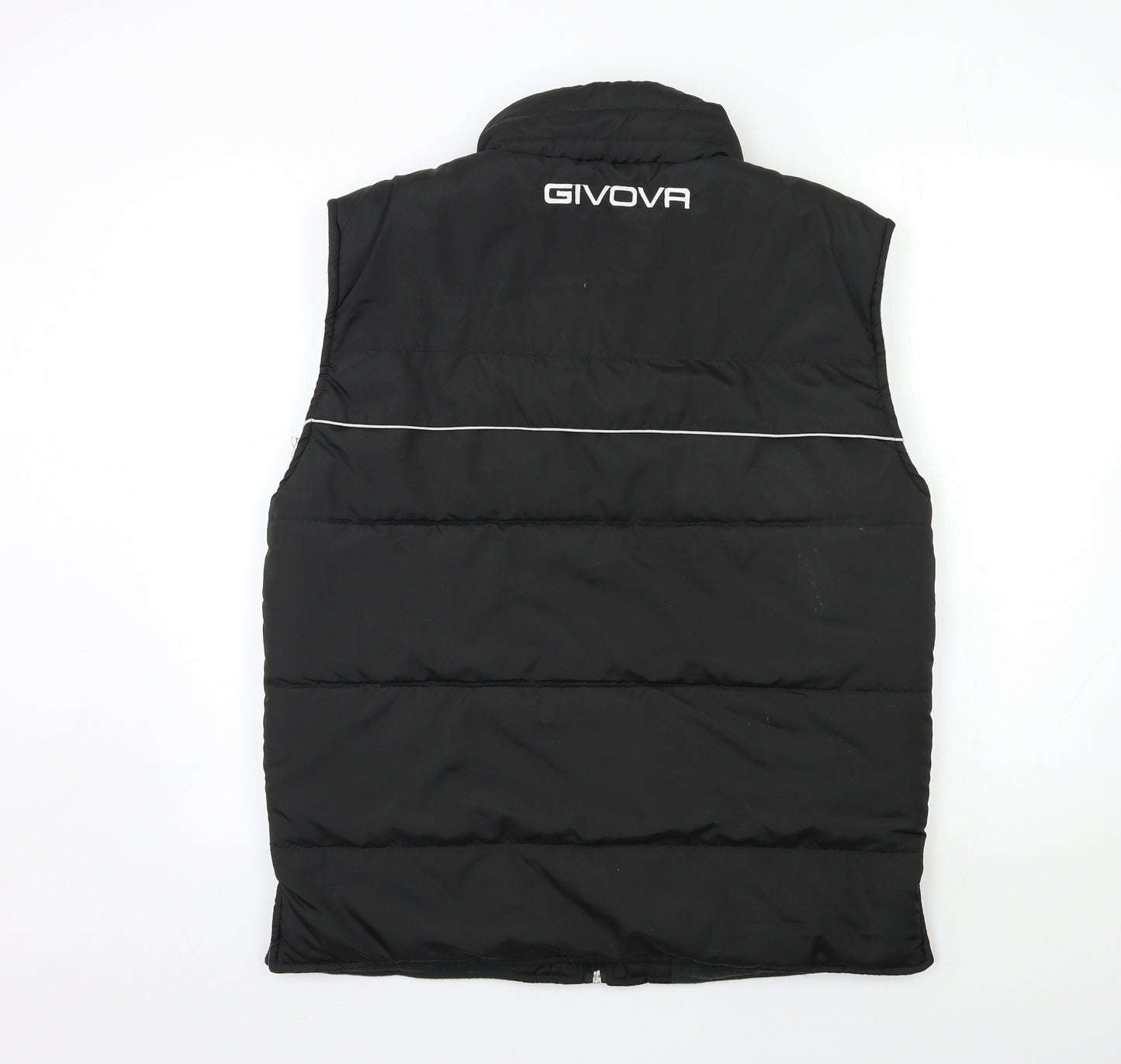 Givova Mens Black   Gilet Coat Size M