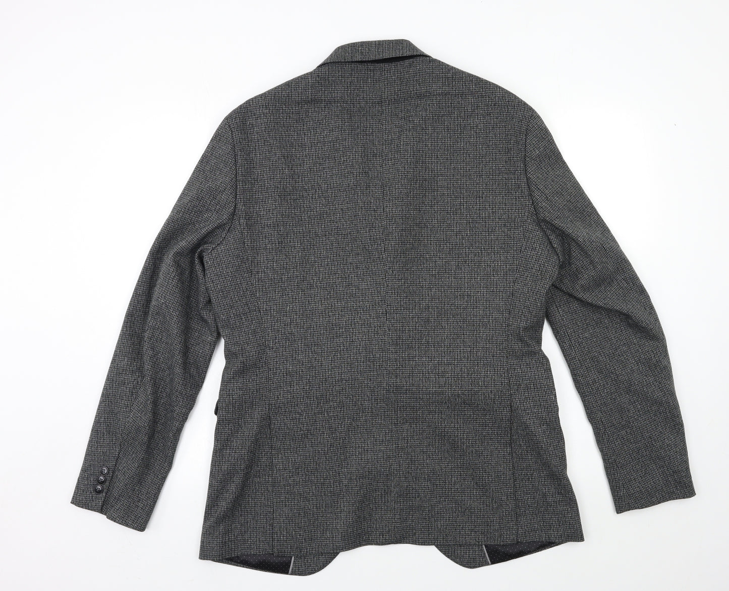 JACK & JONES Mens Grey   Jacket Suit Jacket Size XL