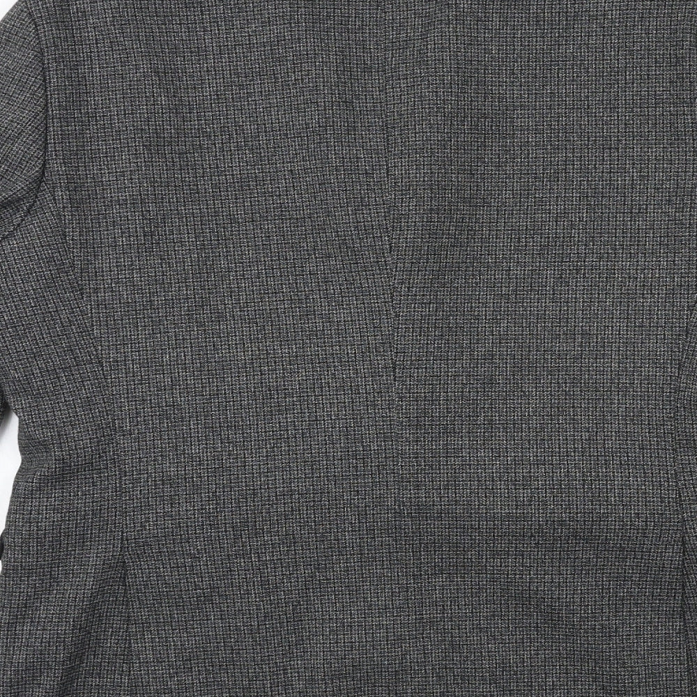 JACK & JONES Mens Grey   Jacket Suit Jacket Size XL