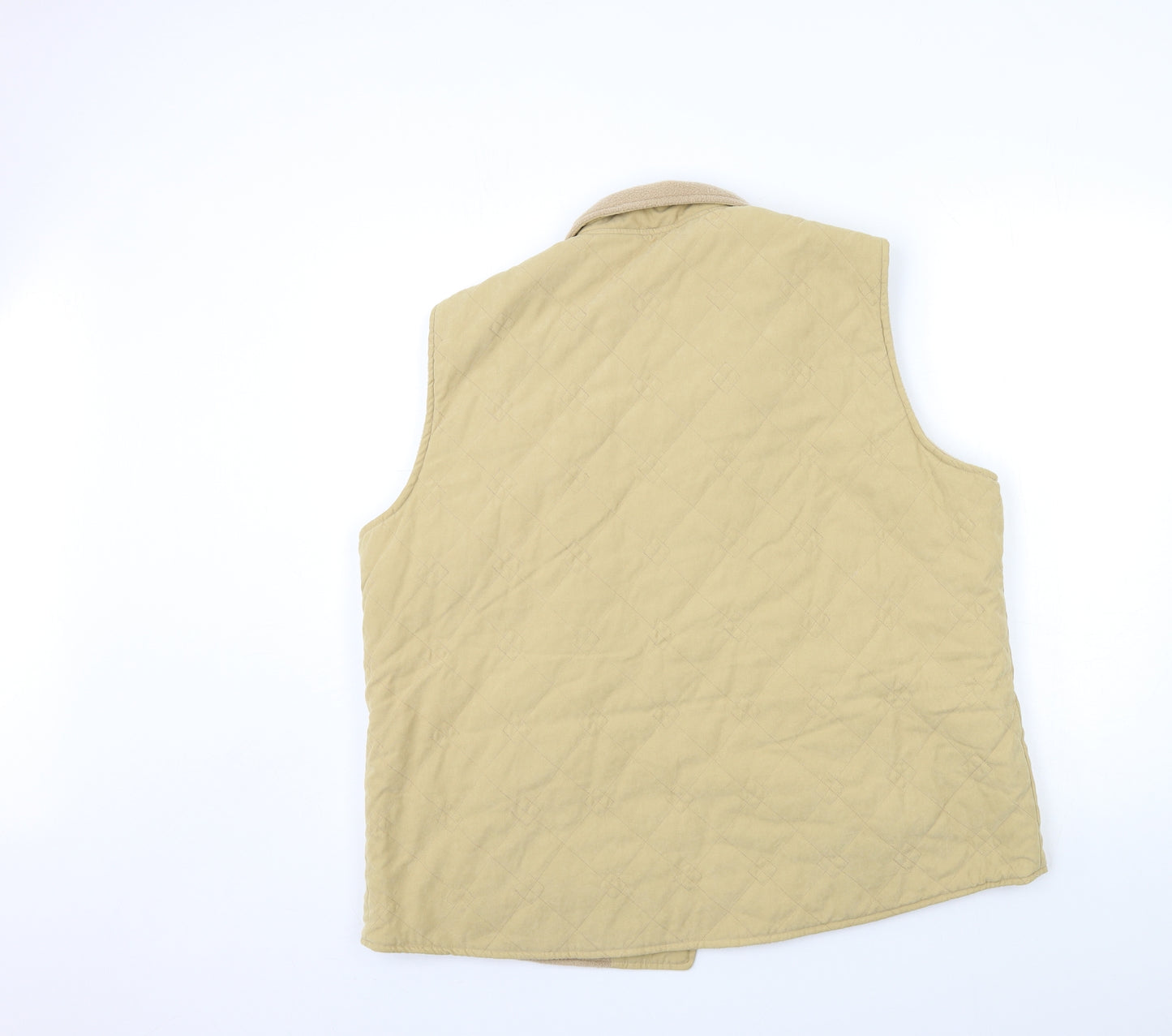 Preworn Womens Beige   Gilet Coat Size 18