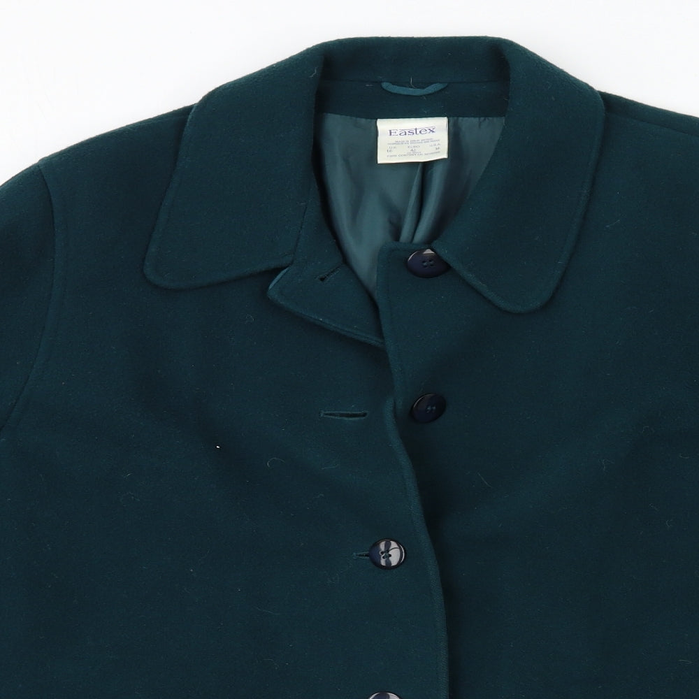 Eastex Womens Green   Overcoat Coat Size 16