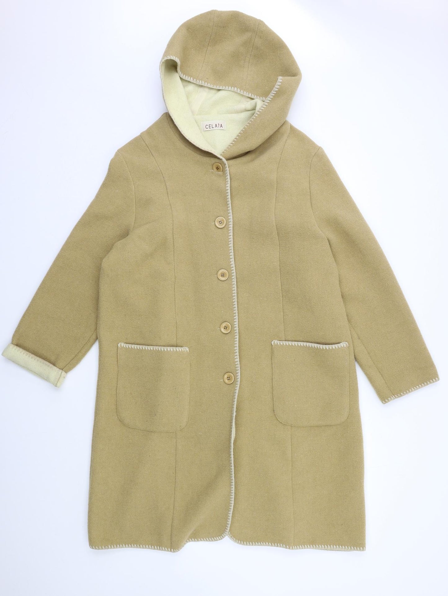 Celaia Womens Brown   Overcoat Coat Size 16