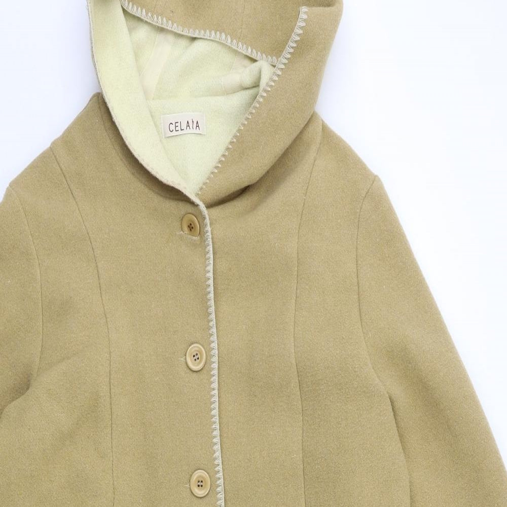 Celaia Womens Brown   Overcoat Coat Size 16