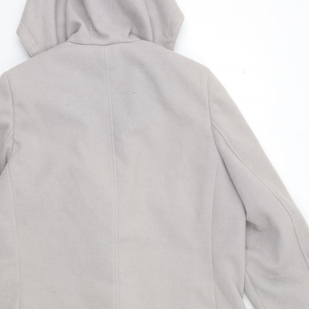casual comfort Womens Grey   Overcoat Coat Size 12