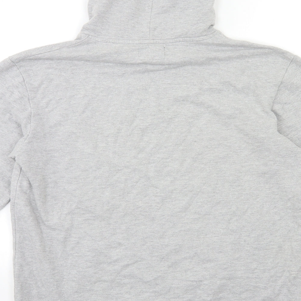 Boohoo Mens Grey   Pullover Hoodie Size L