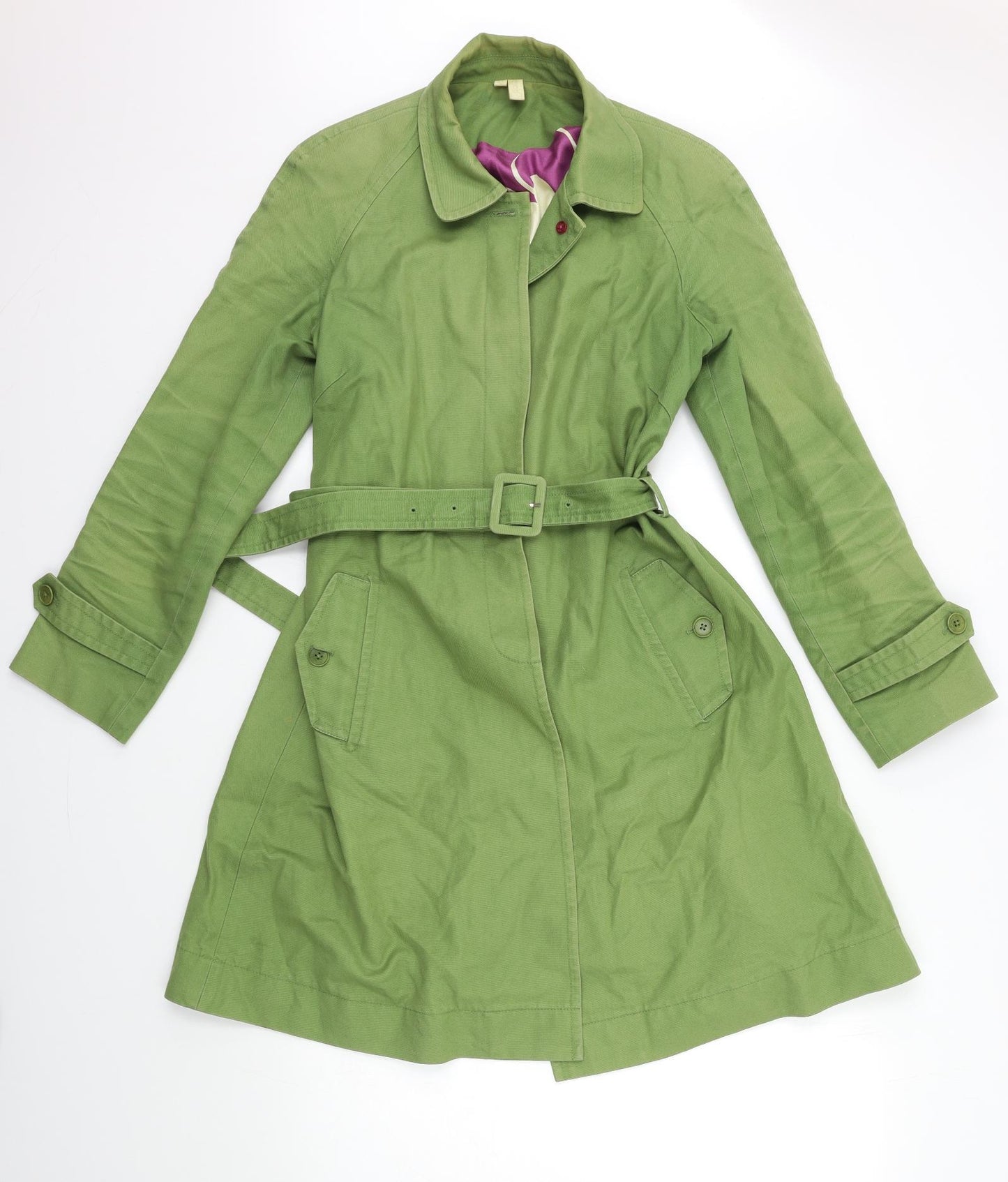 Untold Womens Green   Overcoat Coat Size 14