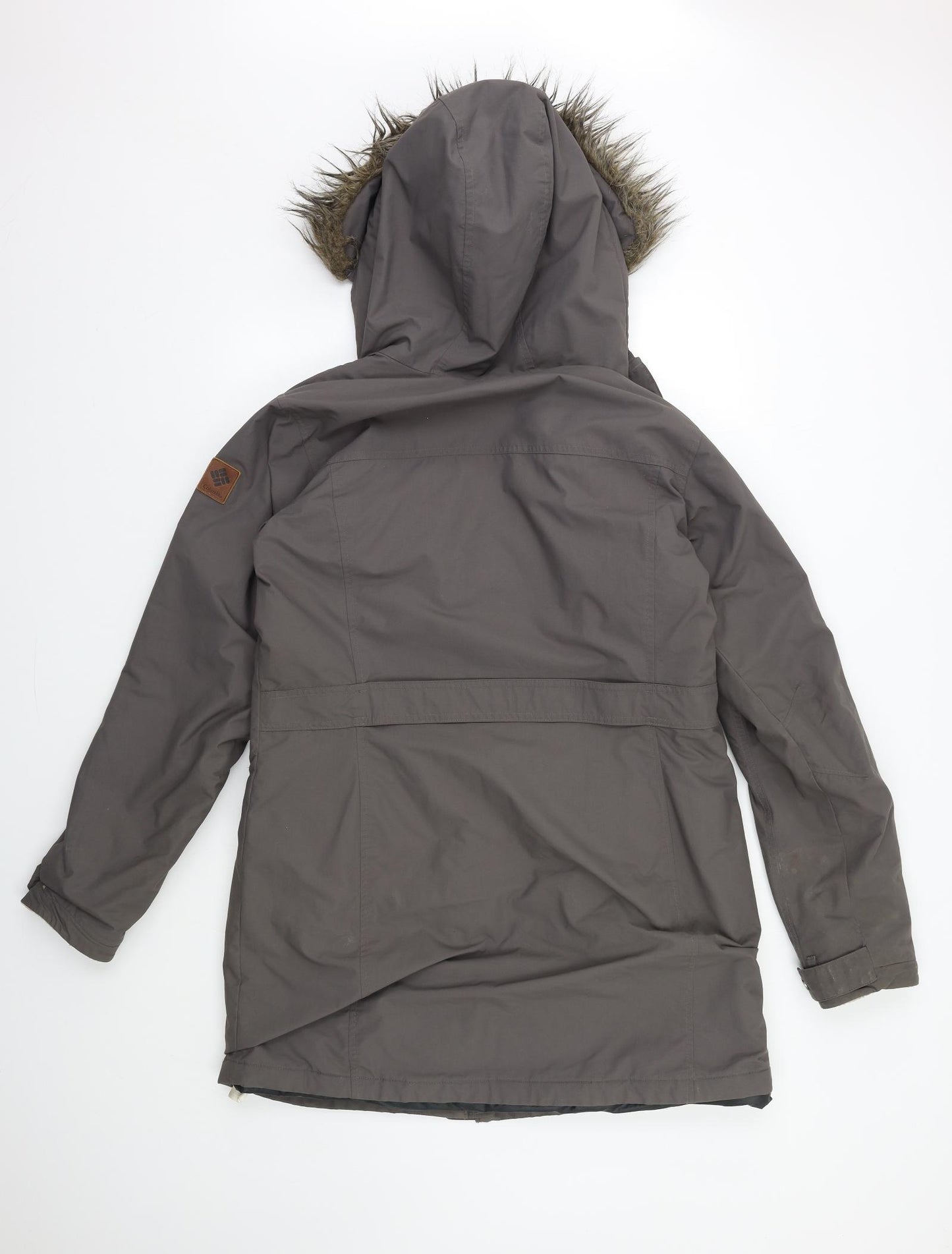 Columbia Mens Grey   Parka Coat Size L